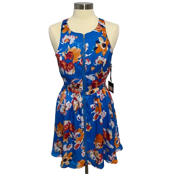 Jack by BB Dakota Caineville Floral Flowy Printed Mini Dress Size 8 NWT - Picture 2 of 10